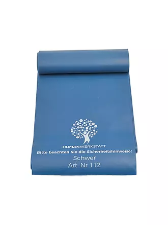 HUMANWERKSTATT | Banda de entrenamiento de látex sencilla | blau